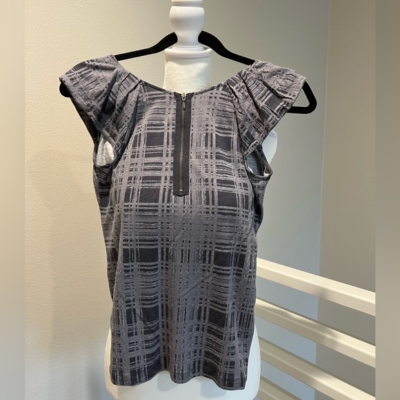 Banana Republic Grid Pattern Top, XSP - Picture 2 of 4